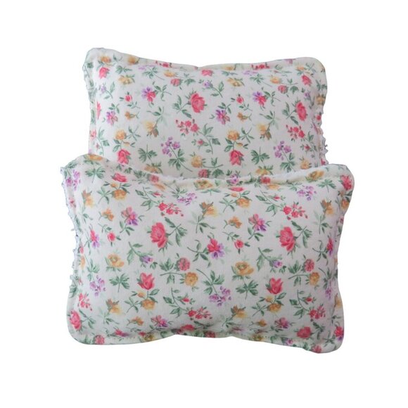 Reusable Sponge Pink Floral Dish Scrubby, Set of 2 - Picture 1 of 3
